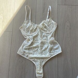 Vintage style corset bodysuit